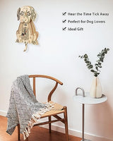 Beagle Clock: 3D Wooden Puzzle for Adults Christmas-Themed Wooden Clock Kits to Build with Wall Clock Pendulum Jigtoy