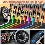 IVSUN Paint Pens Paint Markers, 20 Colors Oil-Based Waterproof Paint Marker Pen Set, Never Fade Quick Dry and Permanent, Works on Rocks Painting, IVSUN