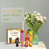 Bingfuego Beeswax Candle Making Kit for kids-12 Colors Beeswax Sheets for Candle Making, Make You own Candle Making kit for Adults, 100% Pure Beeswax Bingfuego