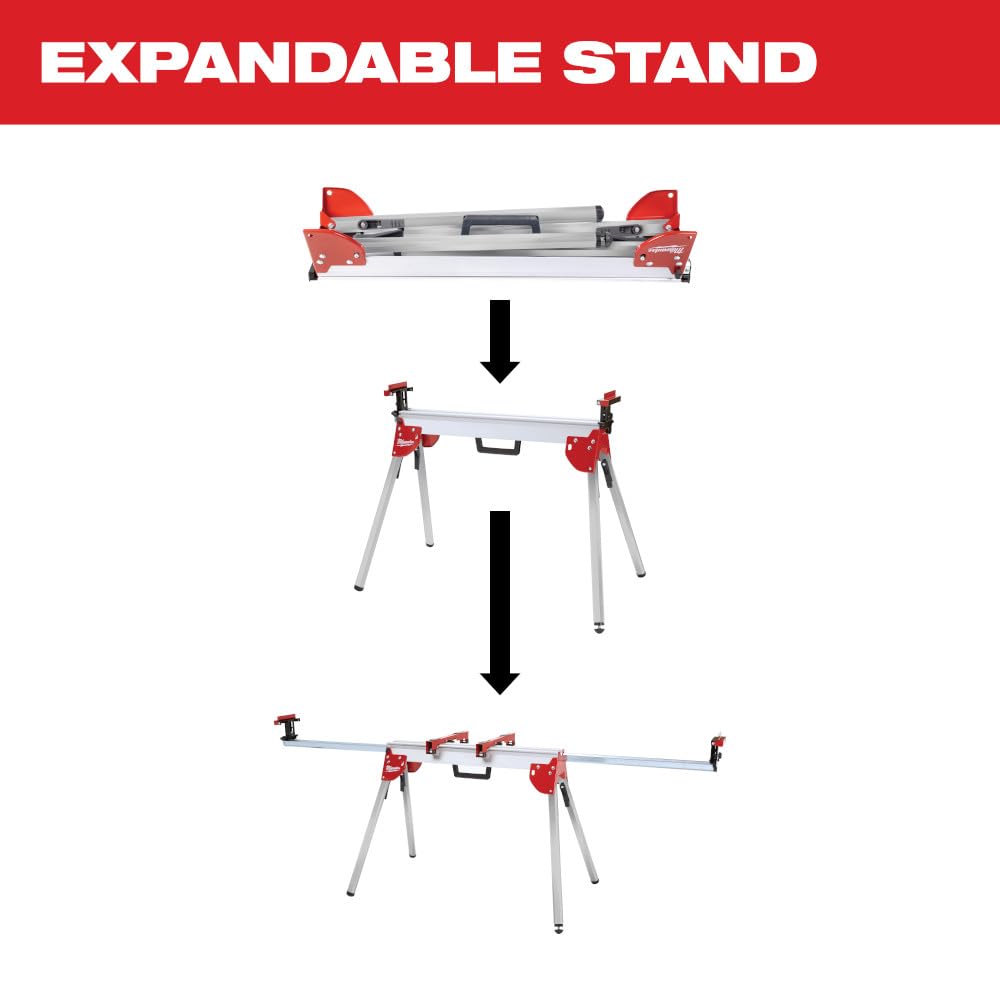 Milwaukee Electric Tool 40-08-0551 Aluminum Folding Miter Saw Stand Milwaukee