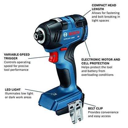 BOSCH GXL18V-27B22 18V 2-Tool Combo Kit - WoodArtSupply