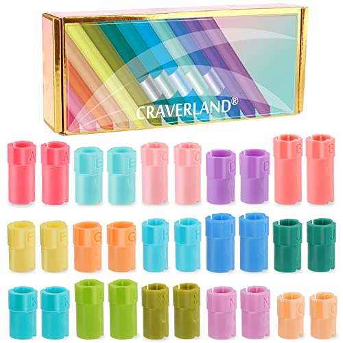 CRAVERLAND Pens Adapters for Cricut - Rainbow Pen Holders for Cricut Explore Air 3 Air 2 Air Maker 3 Maker 2 Maker to Compatible with At Least 40 - WoodArtSupply