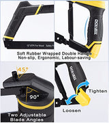 DOWELL Hacksaw Frame Set Heavy Duty Handsaw 12-inch 10-inch 6-inch Mini Hacksaw Hand Saw 8 Extra Blades Multi-function for Metal Wood PVC Pipes DOWELL