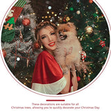 Housoutil 20PCS Wooden Deer Head Christmas Ornaments Pendant Hanging Wooden Pendant Decoration Wooden DIY Craft Christmas Tree Hanging Ornaments Housoutil