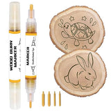 2 PCS Wood Burn Marker Pen, Wood Marker Burning Pen Used for Drawing Wooden Burning Marker, Making It an Ideal Choice for Making Gifts, Handicrafts. EIGTWEN