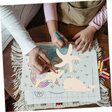 CORHAD 28Pcs Doodle Marine Wood Chips Unfinished Wood Cutout Shapes Wood Seahorse Cutout Wood Nautical Cutout mariposas decorativas para pared Wood CORHAD