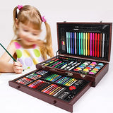 XARONF Art Supplies, 123-Pack Deluxe Wooden Art Set Crafts Drawing Painting Kit, Creative Gift Box for Adults Artist Beginners Kids Girls Boys XARONF