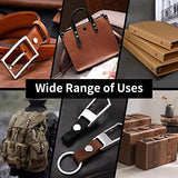 Alloygold 50 Sets M5*5 Gun Black Chicago Screw Kit Leather Rivets Screw Rivets Chicago Screw Buttons DIY Leather Trim Alloygold