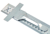 HHIP 7006-0001 6 X 15/32" Stainless Steel Ruler (32Nds, 64Ths & Decimal), Chrome HHIP