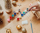 Toynk Paint Your Own 7-Inch Wooden Nutcracker Figure Craft Kit | Set of 2 Toynk