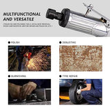 DINGTAIHE 1/4Inch Air Die Grinder, Straight Grinder, Pneumatic Air Die Grinder Heavy Duty Industrial Polisher Grinding Cleaning Tool DINGTAIHE