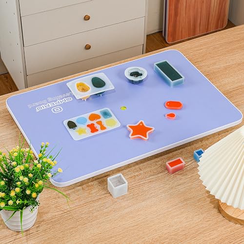 OMPERIO Resin Leveling Table for Epoxy Resin, 23.5'' x 15.5'' Adjustable Leveling Board for epoxy Resin, Self Leveling Table with a Tool kit for - WoodArtSupply