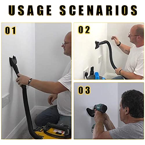 Hand-Free Dust Collector Upgraded Hole Saw Dust Extraction Tool Vacuum Attachment Dust Collector HiYi Powerful Cyclone Vacuum Dust Cleaner Dust Quick HiYi