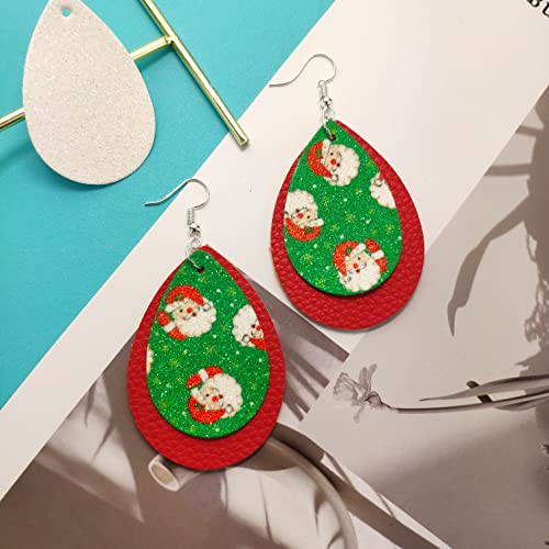 SHUANGART 194 Pcs Sublimation Blank Superfine Glitter Faux Leather Earrings Kit, Blank Vivid Shiny Solid Colors Earrings with Sublimation Paper for - WoodArtSupply