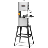 VEVOR Band Saw with Stand, 10-Inch, 560 & 1100 RPM Two-Speed Benchtop Bandsaw, 370W 1/2HP Motor with Metal Stand Optimized Work Light Workbench Fence VEVOR