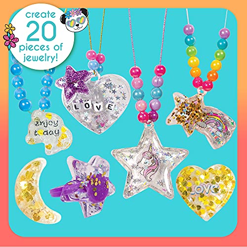 Just My Style Sparkling Jelly Jewelry, Make Your Own Squishy Jewelry, Create 25 Pieces of Jelly Jewelry, Fun Weekend or Sleepover Activity, Great Just My Style