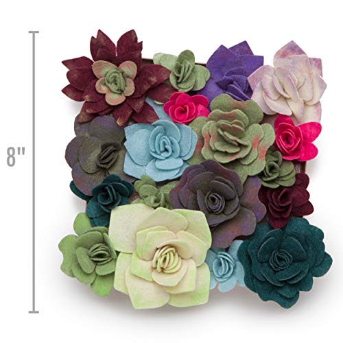 Craft Crush — Felt Succulents Craft Kit — Display Kit — Fun & Easy — Ages 13+, Small Craft Crush