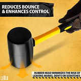 Rubber Mallet Hammer Wood Tools Woodworking - 24 Oz Camping Hammer Handle Soft Blow Mallet Hammer Rubber - Small Hammers For Crafts Tent Stake Hammer LEGLO