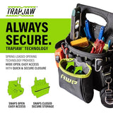 AWP TrapJaw 3-in-1 Electrician Tool Pouch with Spring-Loaded Technology, Designed for Professional Electricians and Maintenance Repair AWP