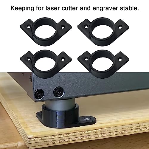 4 Pcs Laser Feet Guide for Xtool-D1 Laser Cutter and Engraver Machine Keep Your Machine Stable (Installation Screw) Haiouus