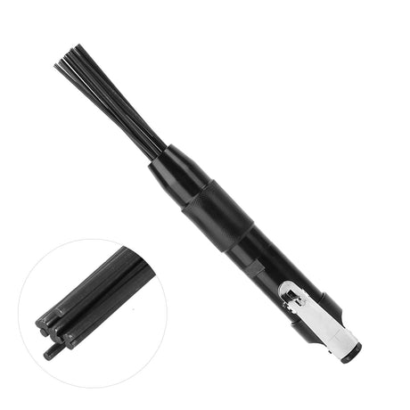 Needle Scaler Attachment, 1/4 4400 RPM Pneumatic Needle Scaler, Descaler for Air Chisel Paint Removing Deburring SIXRUN