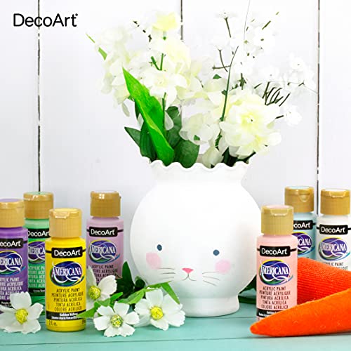 Americana Matte Finish Acrylic Paint Primary Sample Pack DecoArt