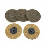 25pcs 3 Inch Sanding Disc Non-Woven Aluminum Oxide Abrasive Coarse Grit Surface Conditioning Quick Change Discs for Die Grinder Polishing Rust Paint Banmo Abrasive
