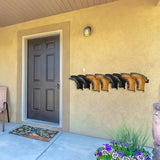 XLSXEXCL 4 Pack Boot Rack Wader Hangers Wall Mount Holds 8 Pairs Boot Organizer Hanging Metal Tall Boot Holder for Cowboy Garage Boot Storage Closet XLSXEXCL