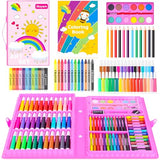 iBayam Art Supplies, 139-Pack Drawing Kit Painting Art Set Art Kits Gifts Box, Arts and Crafts for Kids Girls Boys, with Coloring Book, Crayons, iBayam