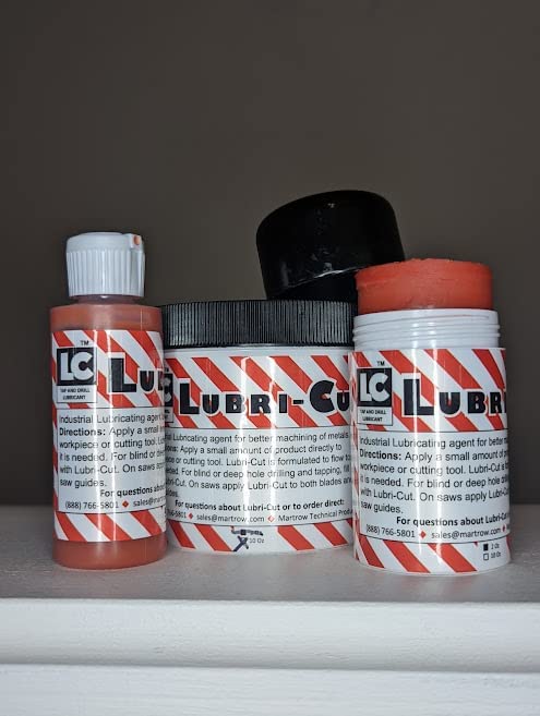 Lubri-Cut Cutting Paste for Drilling Metal | Tapping & Cutting Wax | Drill Cutting Fluid | Drill Cutting Oil | Saw Blade Lubricant | Made in USA Lubri-Cut