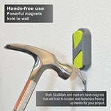 Calculated Industries 7310 StudMark Magnetic Stud Finder with 2 Removable Magnet Markers | Finds & Marks up to 3 Stud Locations | Updated 2020 More Calculated Industries