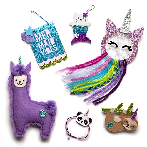 Craft-tastic – I Love Mythical Creatures Kit – Craft Kit Includes 6 Projects Featuring Mythical Creatures Craft-tastic