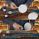 Premium Resin Polishing Kit, Epoxy Polishing Kit, Polishing Compound for Epoxy Resin High Gloss Finishes, Epoxy Resin Polish, Smooths Out Counters HT HOMETINKER