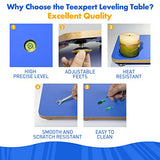 Teexpert Resin Leveling Companion, for Self-Leveling Epoxy Resin & Art Projects, Multipurpose Working Table with Surface Board (16''x 12''), Spirit Teexpert