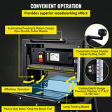 VEVOR Thickness Planer 12.5 inch Wood Planer Foldable 1500W Thickness Planer Woodworking 315"/min Feed Rate Double Cutter Benchtop Thickness Planer VEVOR