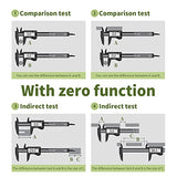 SCITOOLS Digital Caliper 0-4"Measuring Tool, Micrometer Caliper with Auto-Off Feature, Interchangeable Between inches and millimeters for Jewelry SCITOOLS
