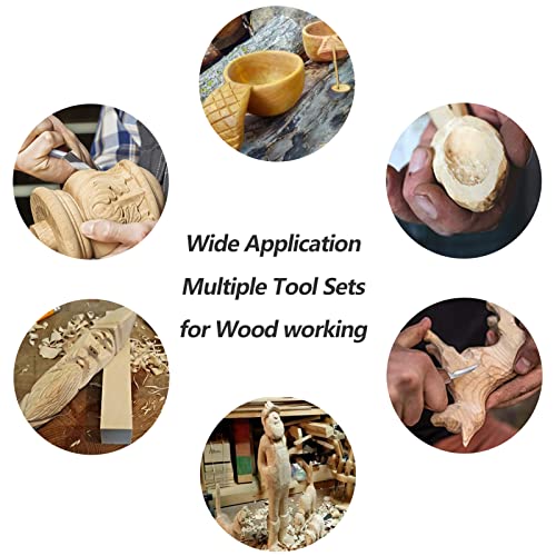 VIBRATITE Wood Carving Tools Set - Wood Carving Kit with Detail Wood Knife, Woodworking Whittling Kit for Beginners, DIY - WoodArtSupply