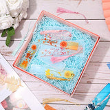 38 Pieces Bookmark Resin Mould Set, Include Rectangle Bookmark Silicone Mould Epoxy Resin Jewelry Mould with Colorful Tassels and Dried Flowers for Patelai