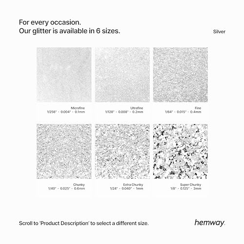  Hemway Polyurethane & Epoxy Resin Glitter 100g / 3.5oz