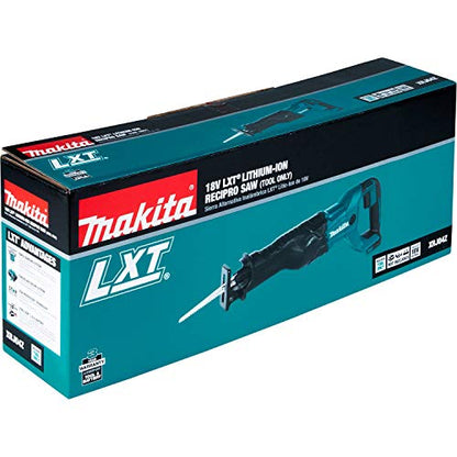 Makita XRJ04Z 18V LXT Lithium-Ion Cordless Recipro Saw, Tool Only, Blue - WoodArtSupply