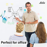 Lelix Dry Erase Markers, 42 Pack 14 Black+14 Blue+14Red Dry Erase Markers Chisel Tip,Dry Erase Markers Bulk,Whiteboard Markers for School, Office Lelix