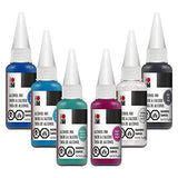 Marabu Alcohol Ink for Epoxy Resin - 6 Classic Colors Alcohol Ink Set - Vibrant and Versatile Alcohol Inks for Resin Art, Tumblers, Alcohol Paint Marabu