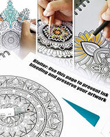 Mandalas II Adult Coloring Book - Features 50 Original Hand Drawn Designs Printed on Artist Quality Paper, Hardback Covers, Spiral Binding, ColorIt