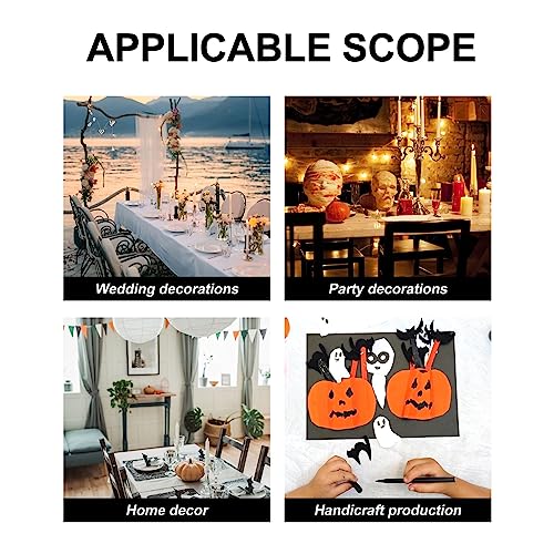 Ciieeo 3pcs Halloween Wood Cutouts White Blank Wooden Slices Happy Halloween Spooky Trick or Treat Unfinished Wooden Pieces Sign for Painting Art Ciieeo