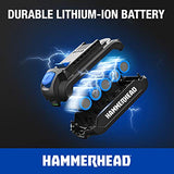 Hammerhead 20V Cordless 2-Tool Combo Kit: Drill and Impact Driver with 1.5Ah Battery and Charger - HCC2020 Hammerhead