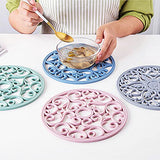 Mandala Coaster Resin Molds 2pcs Large Silicone Coaster Molds for Hollow Flower Tray Epoxy 3D Geode Design Shiny Molds for Home Decoration Coaster XXKJSZJQ