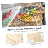 COHEALI 5pcs Board Wood Veneer Plywood Squares Wood Painting Slice Wood Cut Out Unfinished Wood Plaques Unfinished Basswood Thin Plywood Wood Decor COHEALI