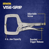 IRWIN VISE-GRIP Original C Clamp, Locking, 11-Inch (19) IRWIN