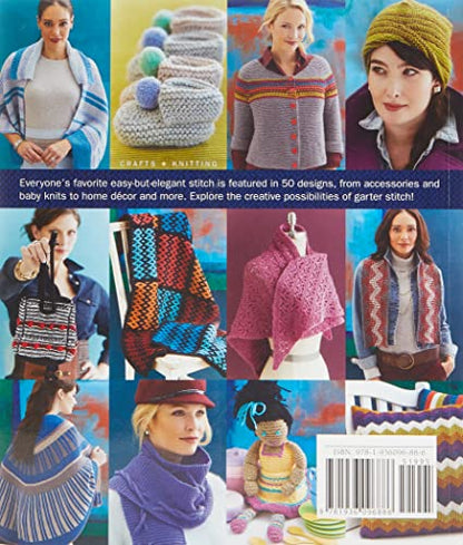 50 Garter Stitch Gifts to Knit: The Ultimate Easy-to-Knit Collection Featuring Universal Yarn Deluxe Worsted - WoodArtSupply