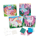 ORB The Factory Sticky Mosaics Unicorns, Pink/Teal/Blue/Purple, 12' x 2' x 10.75' ORB